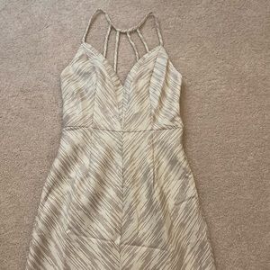 Size Small Minuet Gold and Silver Dress with Pockets